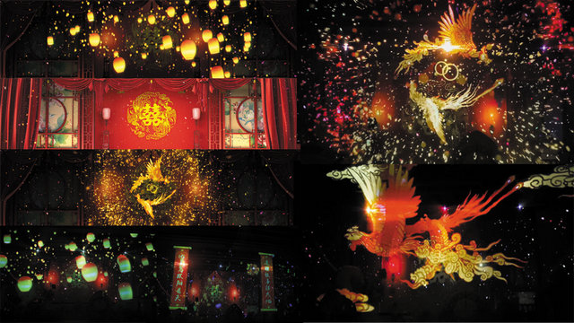 夢(mèng)幻華麗的城堡場(chǎng)景